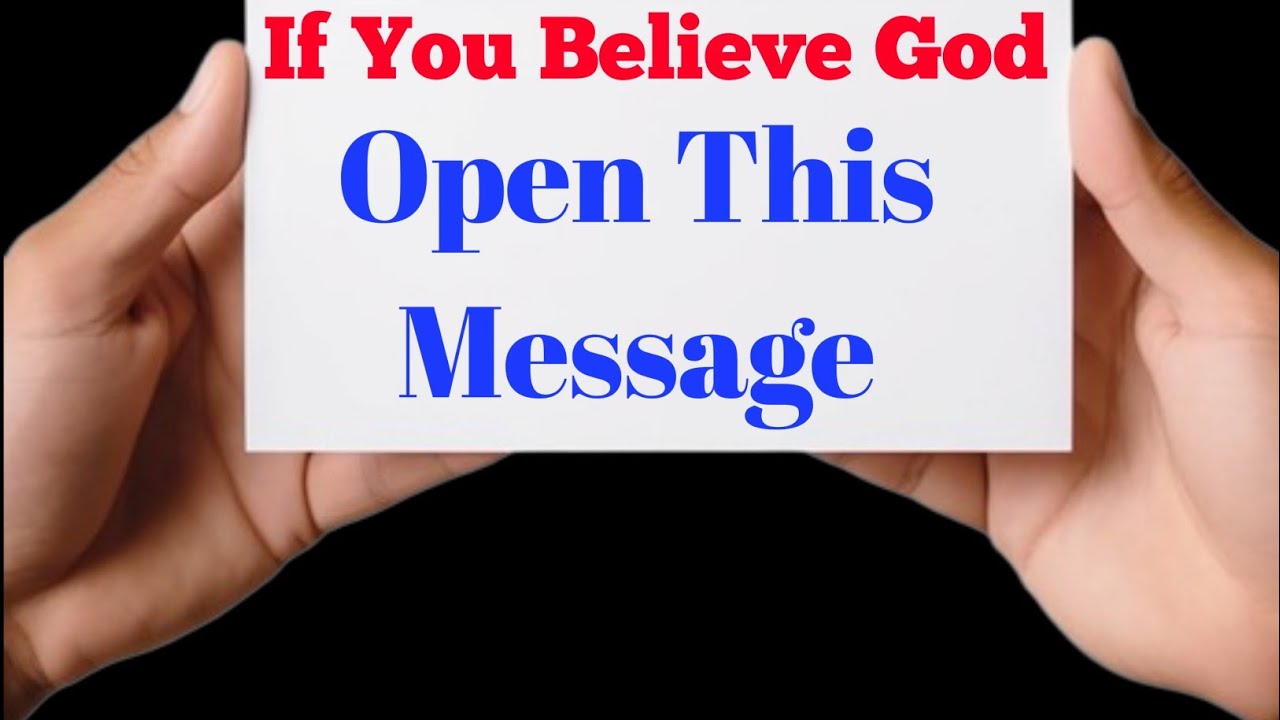 God Saying To You Today | God Says | God's Message - YouTube