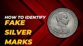 Testing for fake silver 5 marks , how to verify your coins #coins #money #numismatics #prussia