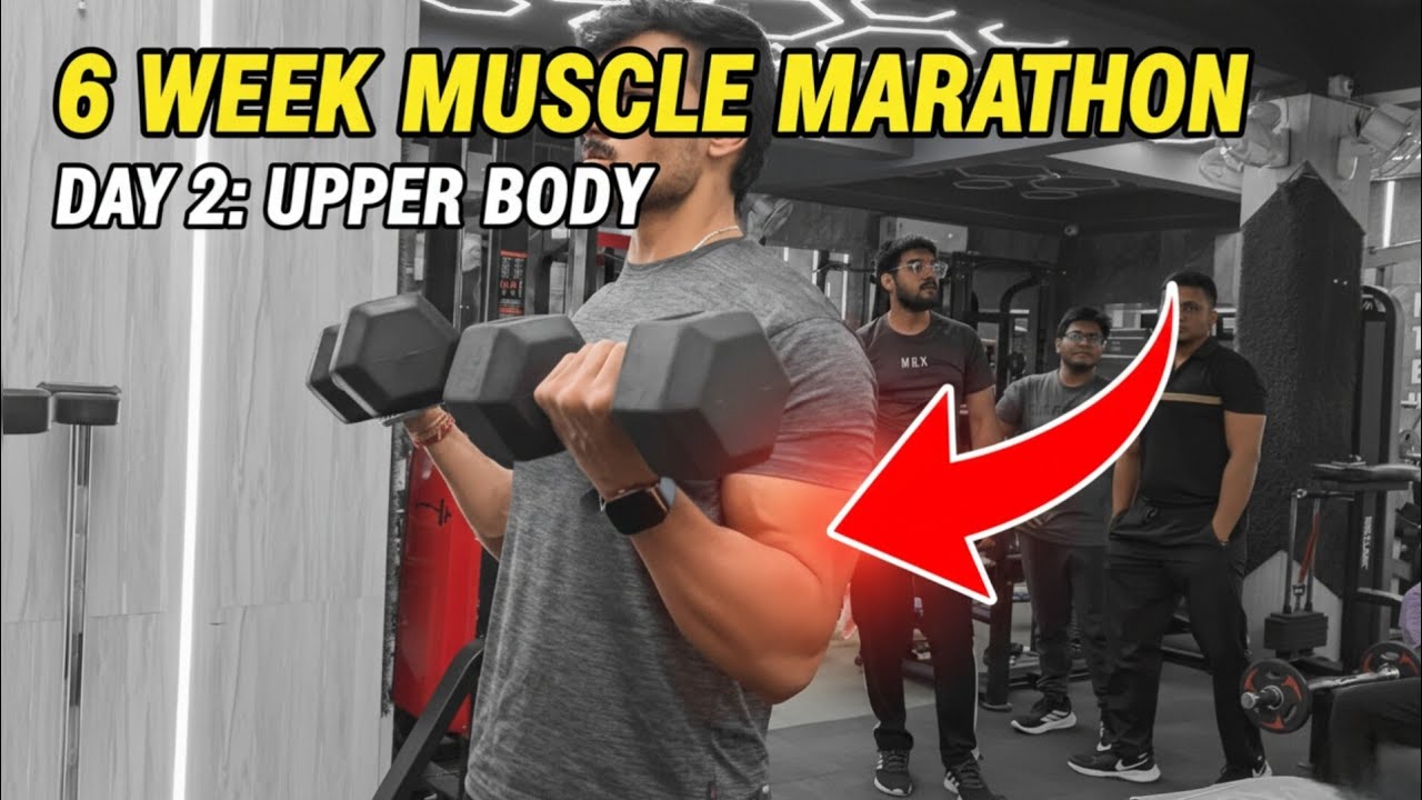 6 Week Muscle Marathon | Day 2: Upper Body Power 💪 Build Strength ...