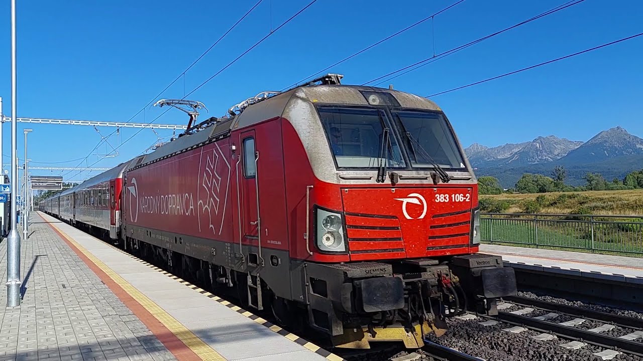 Trains in Slovakia(ZSSK), Summer 2025, part 1 // Vlakovi u okolici planine Tatra, ljeto 2025, 1 dio