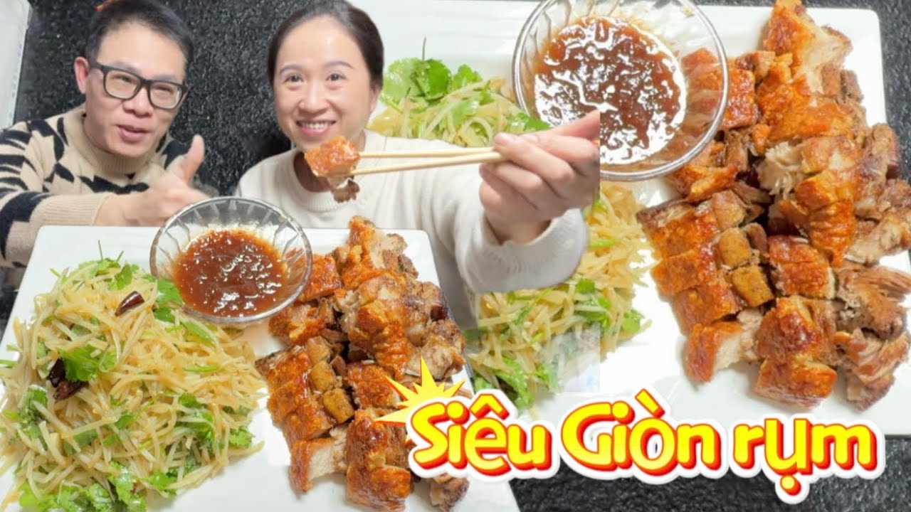 Cách làm heo quay da giòn đơn giản bằng lò nướng da giòn rụm  thịt mềm ngon mê ly