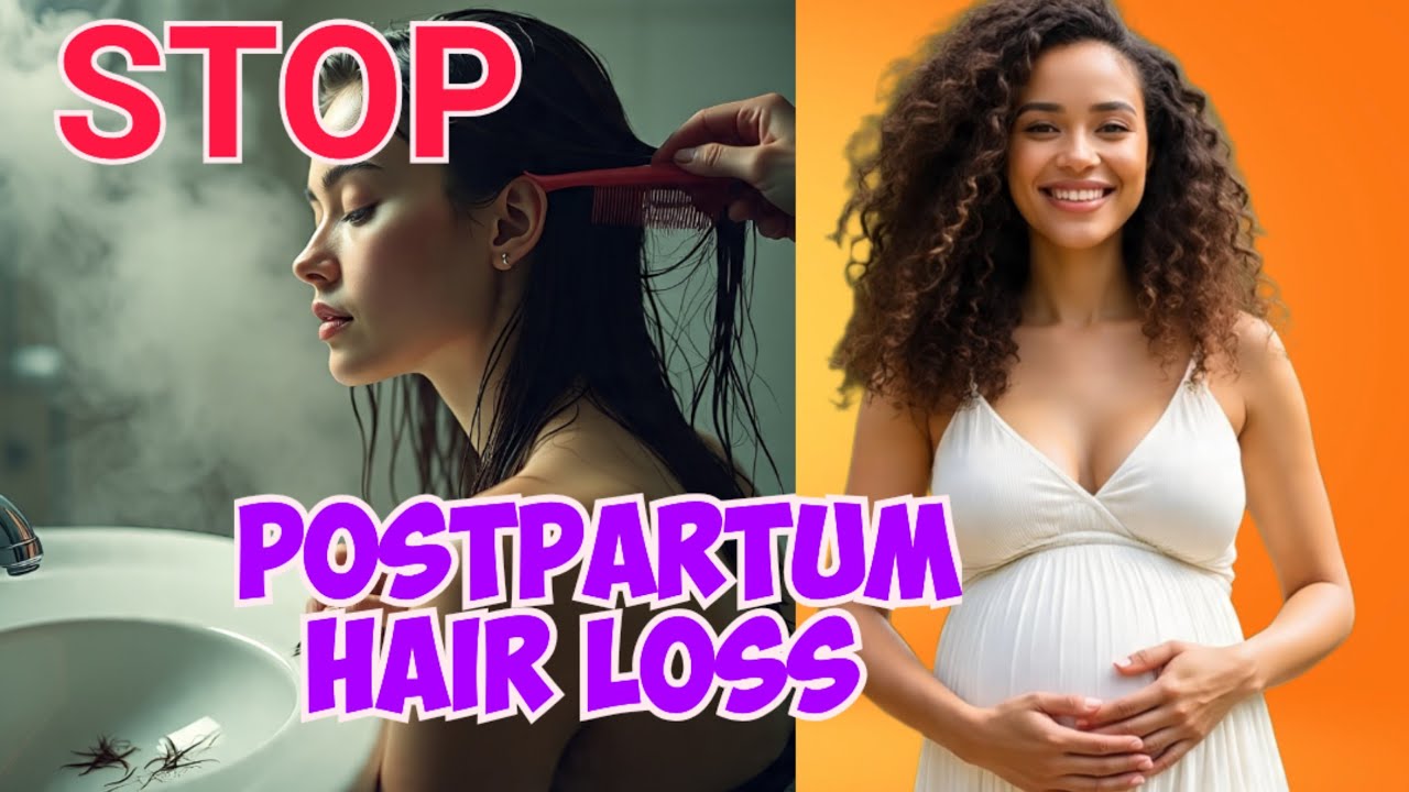 💁‍♀️Hair & Nail Restoration Postpartum | Natural Recovery Tips After Childbirth(New Moms Self Care)