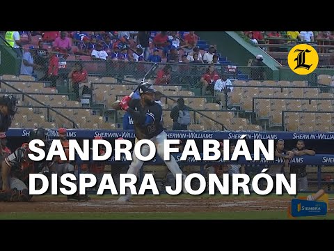 Sandro Fabián dispara jonrón en el triunfo del Escogido | 06/11/2022