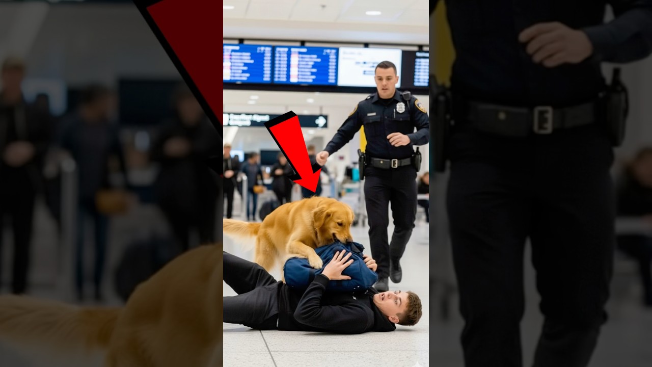 Золотистый ретривер спас аэропорт от катастрофы! 