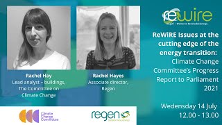ReWiRE: Climate Change Committee's Progress Report to Parliament 2021