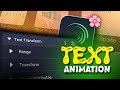 Easy Text animation in alight motion 🌷 | text animation for beginners | 👍