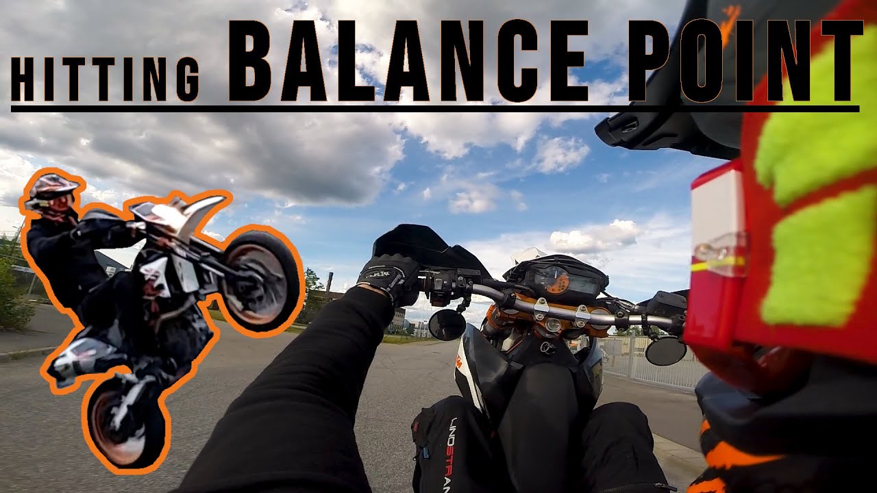 Wheelie practice Part 2 | Balance point | KTM 690 SMCR