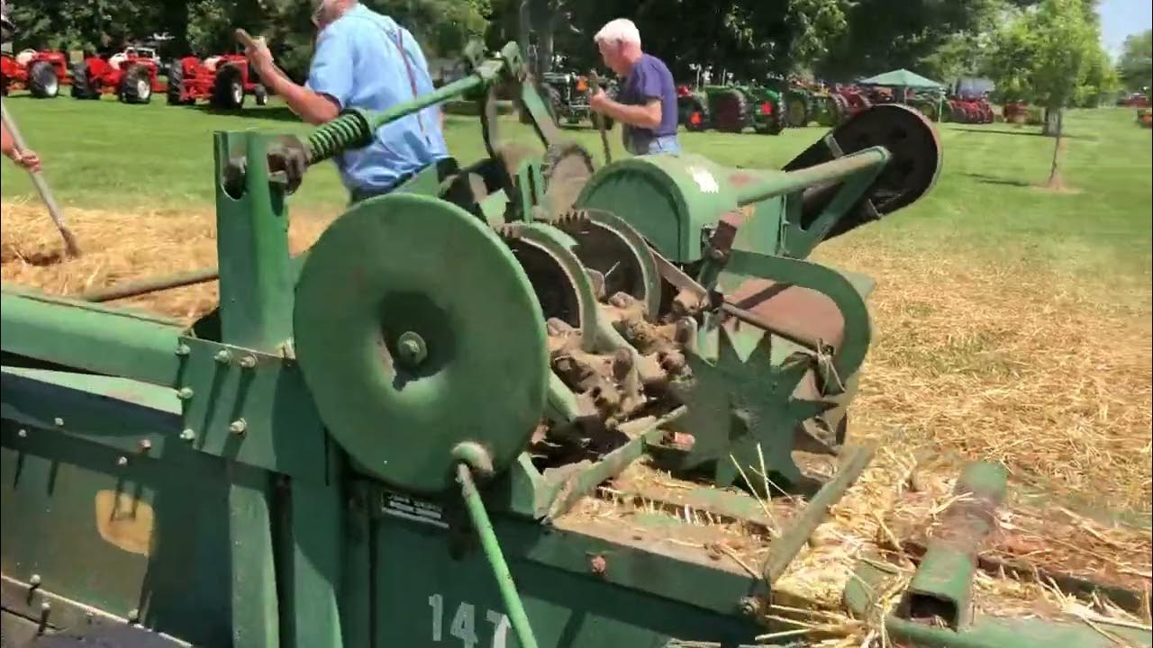 Baling Straw Richwood Ohio Tractor Show. 72222. YouTube