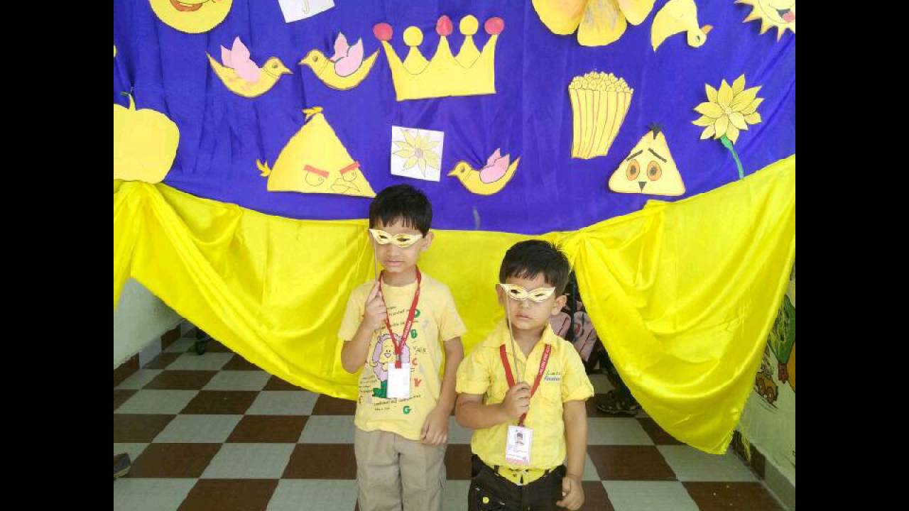 Yellow Day Celebration Calorx Pre School Makarba Youtube