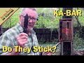 These Kabar Throwing Knives Kicked My Butt!