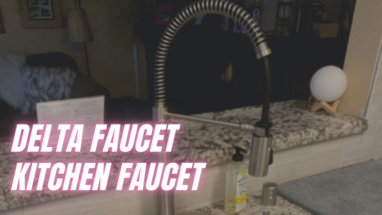 Delta Faucet Kitchen Faucet Review | Commercial Style Kitchen Sink Faucet