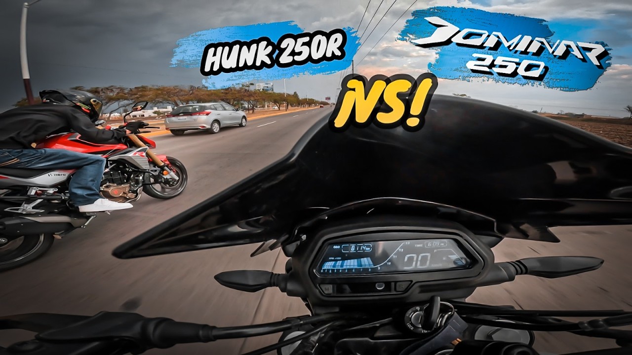 ¡LA MEJOR BATALLA!🔥​ DOMINAR 250 vs HUNK 250R😱