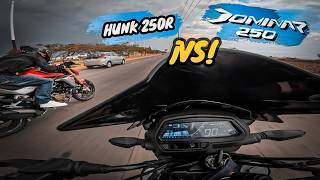 ¡LA MEJOR BATALLA!🔥 DOMINAR 250 vs HUNK 250R😱