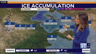 Weather forecast: Tracking heavy rain in the valley, light icing in the gorge today