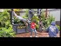 Hilarious Raptor Encounter with Blue at Universal Studios Orlando