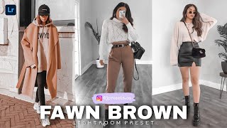 How to edit FAWN BROWN Preset | Lightroom Tutorial + Free Preset (DNG) | JPresets screenshot 3