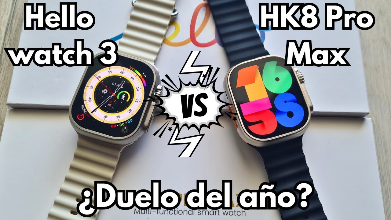 💥 HK8 Pro Max vs Hello watch 3 ¿Cuál es mejor? Comparativa DEFINITIVA 