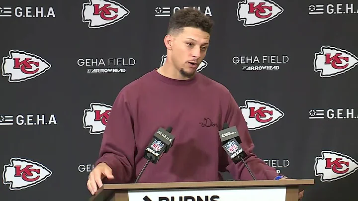 Patrick Mahomes speaks with reporters after 352-yard performance vs. Colts