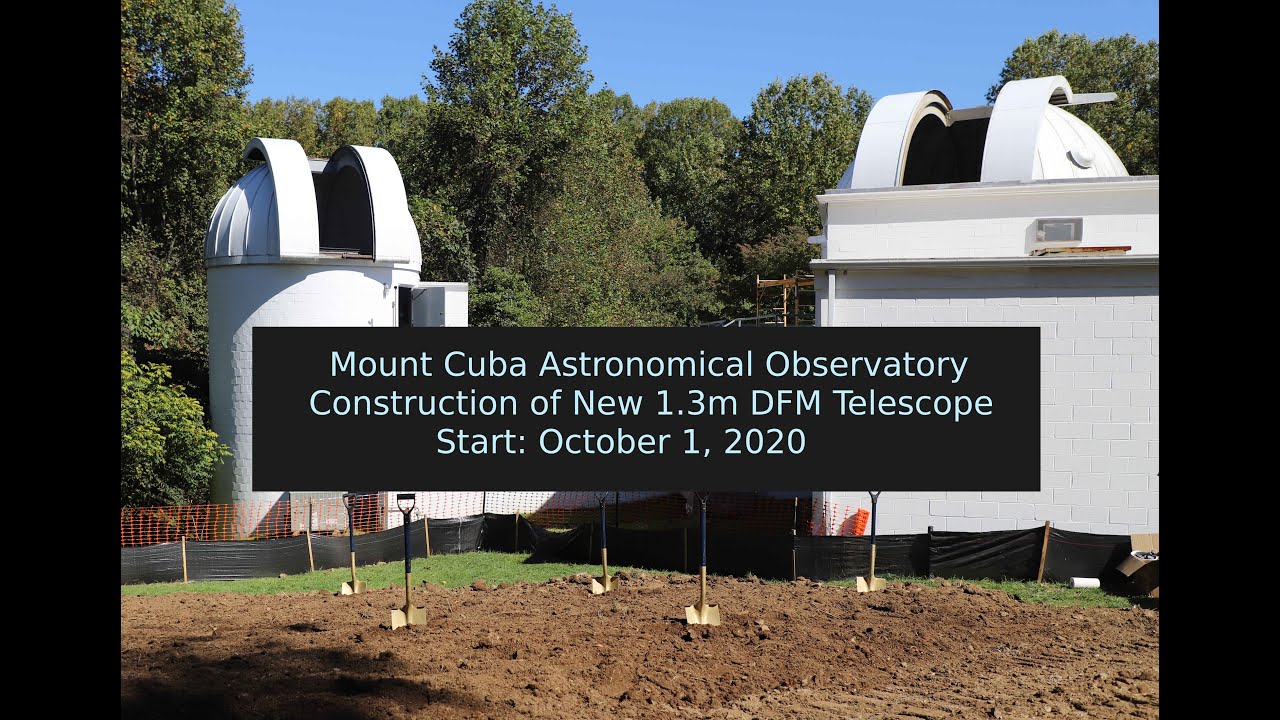 Construction of the 1.3m DFT Telescope at Mt. Cuba Observatory
