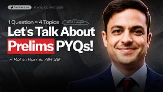Solve PYQs the Right Way for UPSC Prelims 2026 | AIR 39 Explains PYQ Strategy