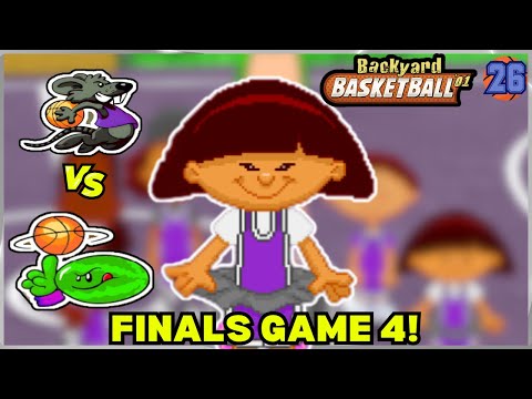 المباراة النهائية 4 لعبة كرة السلة في الفناء الخلفي 01 لنلعب المباراة 26 ضد فريق ماجنيفيسنت م 