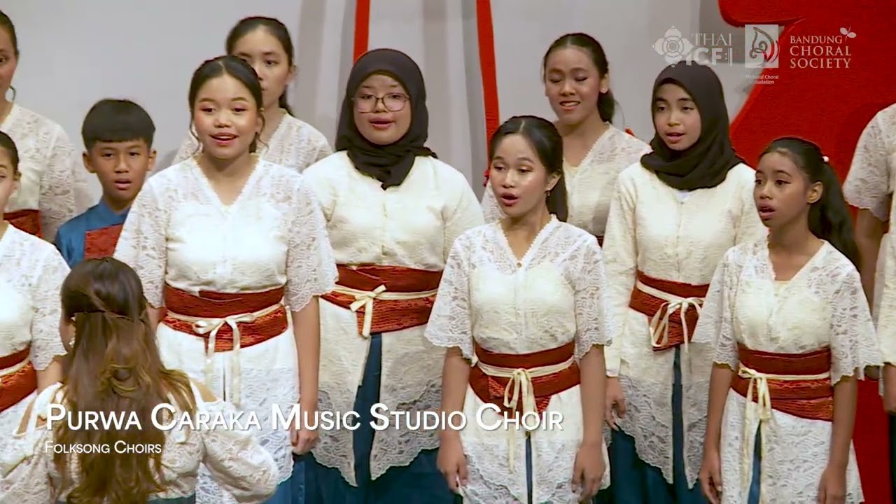 Purwa Caraka Music Studio Choir - O Ina Ni Keke by Music, Sinten Nunggang Sepur | ThaiICF2025