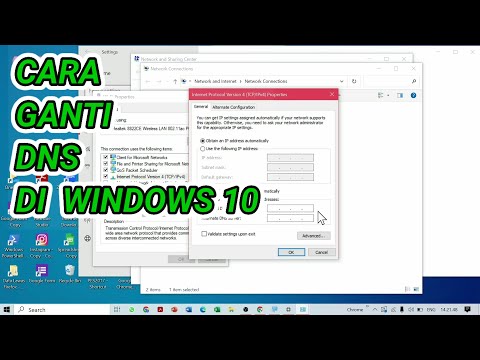 Tutorial Ganti DNS di Laptop PC Windows 10 How to Change DNS on Windows 10 Laptop PC by Azzahra HR
