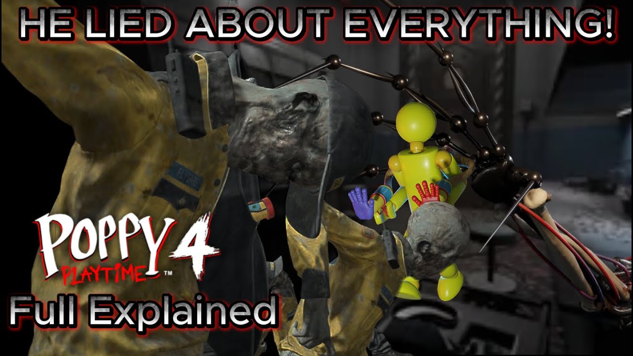 The Prototype LIED to us! | Poppy Playtime Chapter 4 Full Gameplay Explained