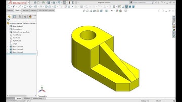 Solidworks tutorial | Beginner exercise 3 | CAD Crunch