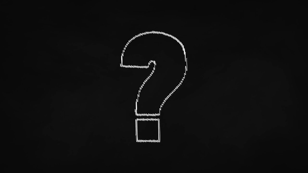 Знак вопроса картинка на черном фоне