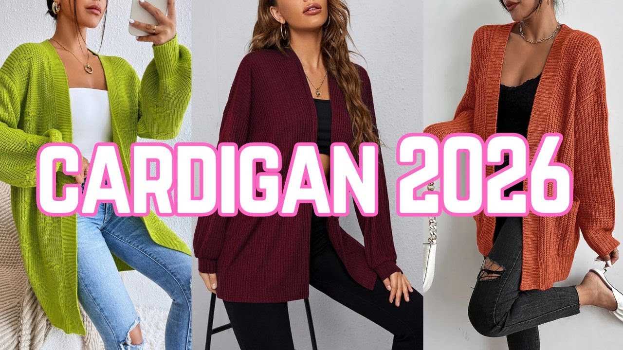Cardigan ideas for spring, fall and winter 20252026. Fashion trends in
