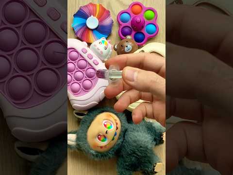 Popit Machine Injection! 💉💉💉 #satisfying #popit #fidget #labubu #shorts