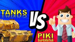 Best Cartoon Animation Tanks Vs Piki Superstar Animation Video Cute Cartoon Animation Tanks4All