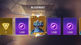 Mech Arena Blizzfrost unlock 🔓🥰🔓🥰#mecharena #gaming #mechdragon 