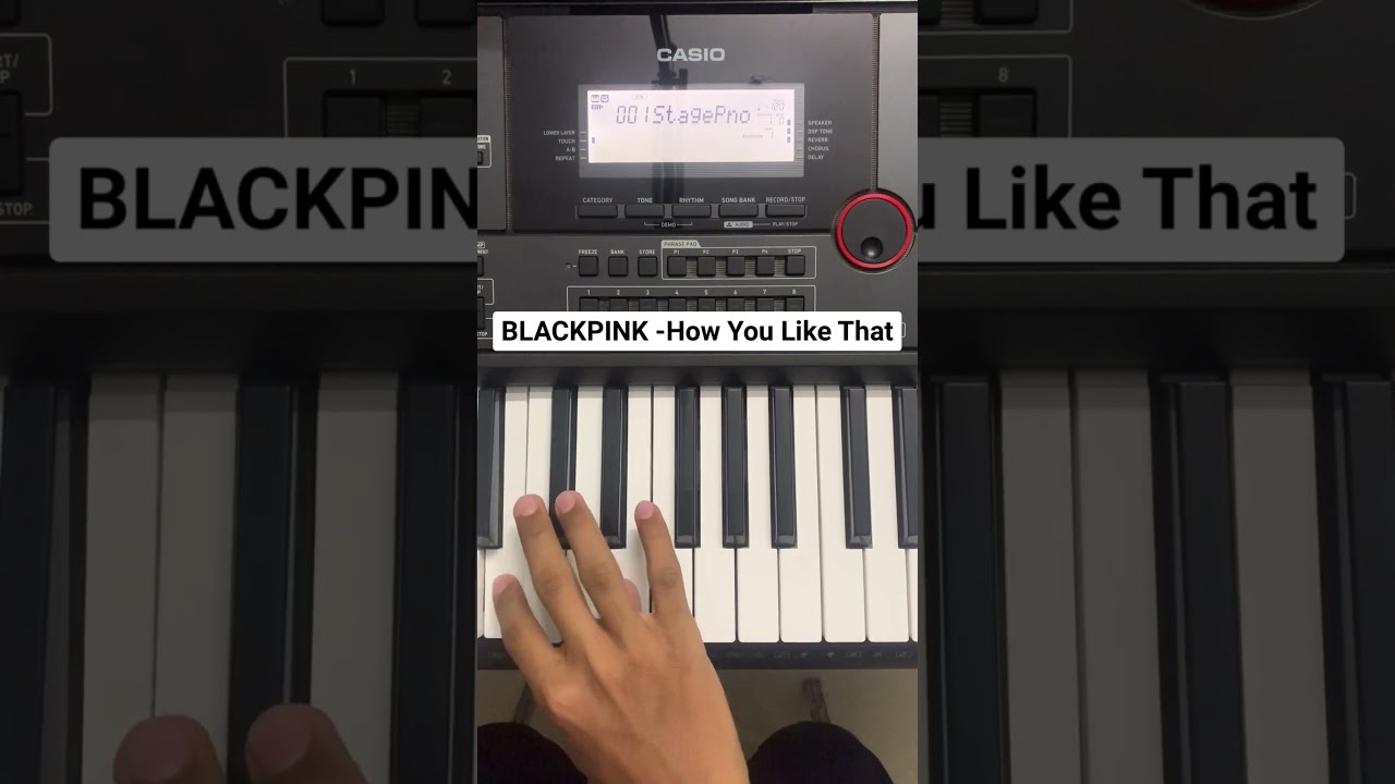 BLACKPINK - How You Like That song on piano | Piano Cover | Instrumental Soham