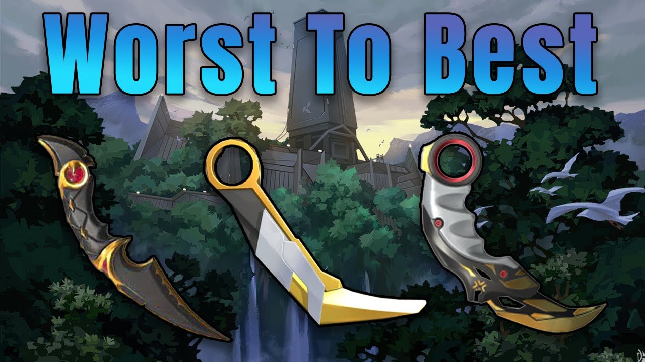 Ranking EVERY Valorant Karambit From Worst To Best!