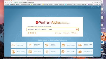 Row reducing a matrix in wolfram alpha