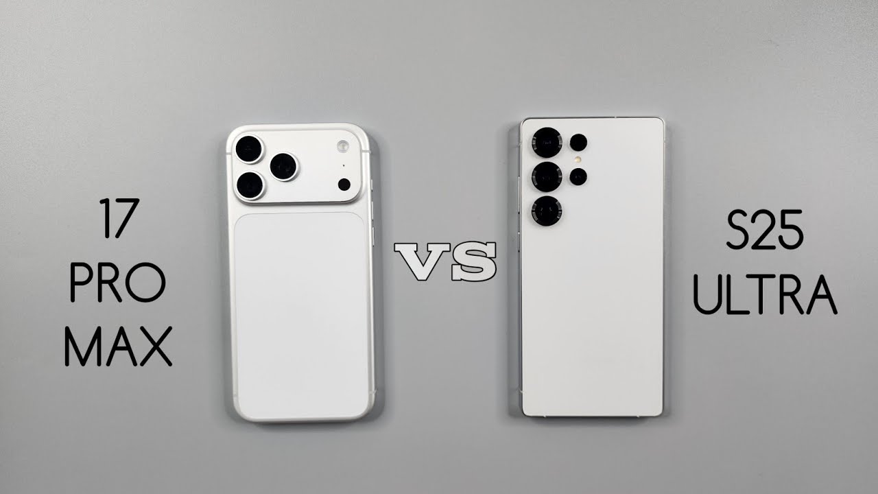 iPhone 17 Pro Max vs Samsung S25 Ultra Speed Test & Camera Comparison 