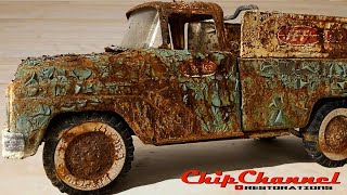 1962 Tonka Jet Delivery Truck Pickup One year Only Rare Restoration by Chip Channel Restorations 765,413 views 1 year ago 35 minutes