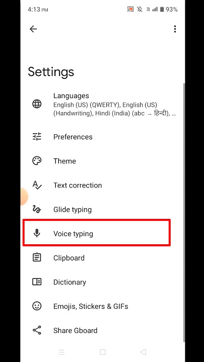 How To Enable Voice Typing In Keyboard #shorts