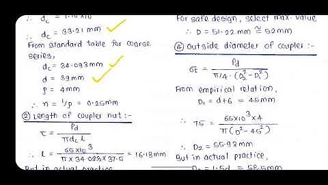 Numerical of Turn Buckle