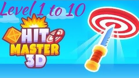 Hit Master 3D Level 1 - 10 | Hit Master Gameplay Walkthrough | Knife Assassin  | Tiny Toons