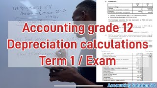 Accounting Grade 12 | Term 1 | Depreciation Calculations | Profit on Sale of Assets screenshot 4