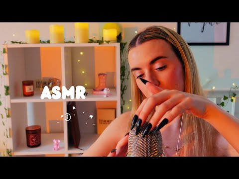 ASMR mic scratching with XXL nails 🎧🎙️