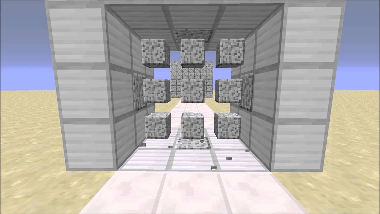 Minecraft | 5 Animated Doors | Creation - YouTube