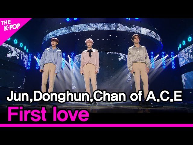 Jun,Donghun,Chan of A.C.E, First love [THE SHOW 200421] - YouTube