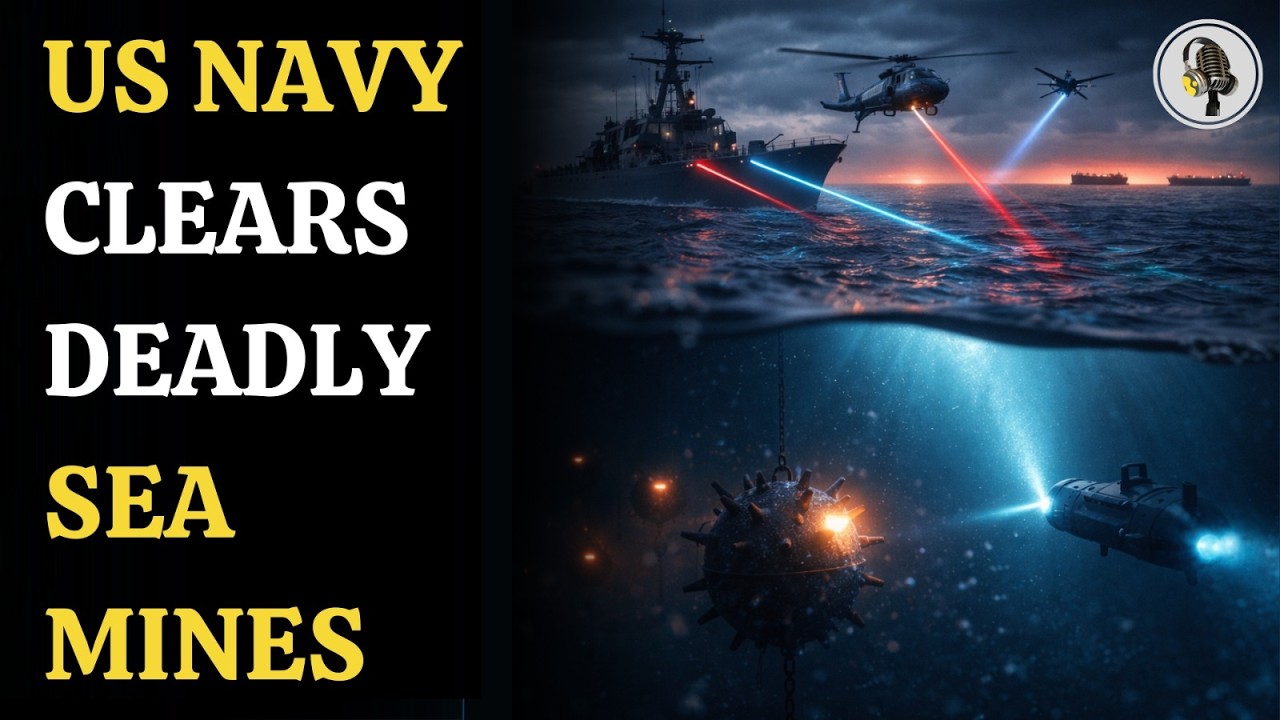 How US Navy Clears Mines In Strait of Hormuz Using Drones And Lasers ...