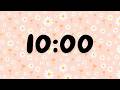 10-Minute Cute Sunny Flower Countdown Timer