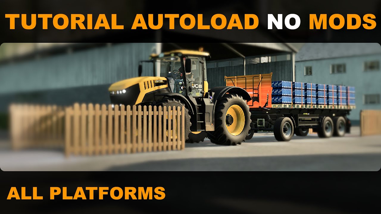 Farming Simulator 22 TUTORIAL - Loading 14 pallets in 1 sec [No Mods] FS22 Pallet And Bale Storage