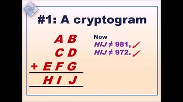 521 Math #1: A cryptogram for beginners